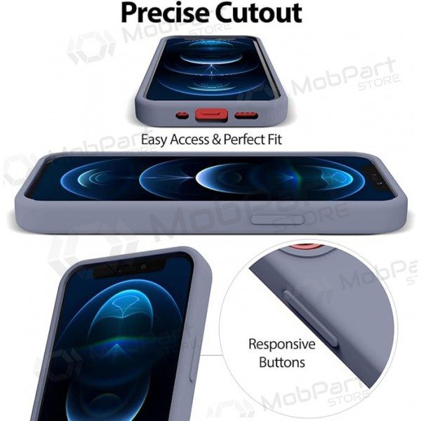 Θήκη Apple iPhone 11 Pro Max Mercury - Silicone Case (γκρι λεβάντας)