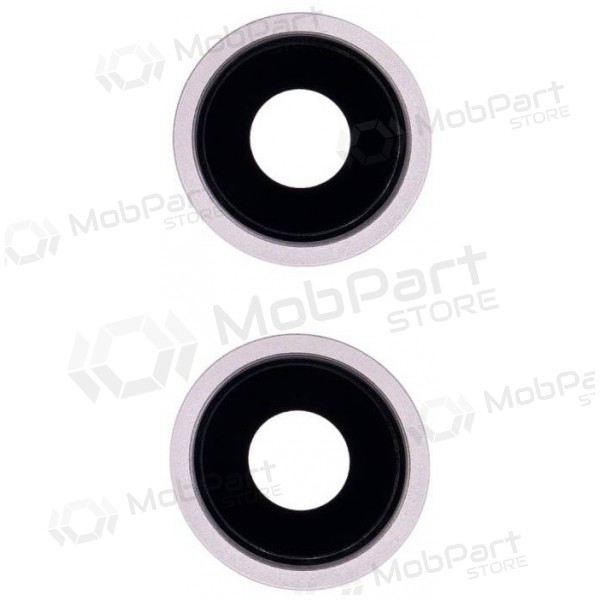 Apple iPhone 13 τζαμάκι κάμερας (2τεμ) (ροζ) (με πλαίσιο)