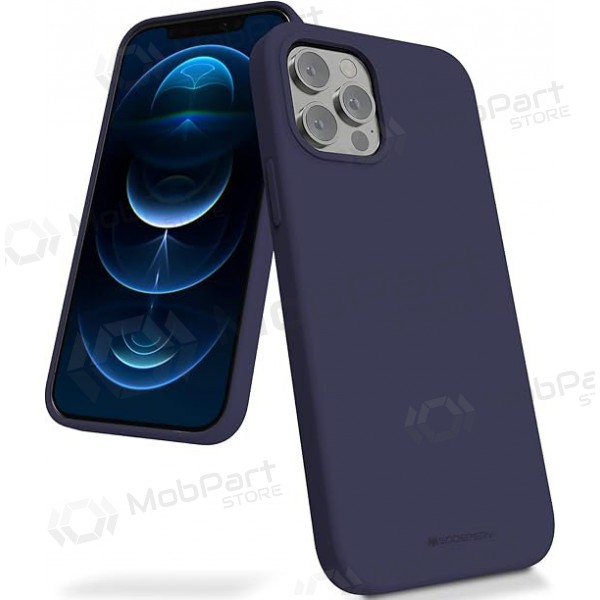 Θήκη Apple iPhone 14 Pro Max Mercury - Silicone Case (σκούρο μπλε)