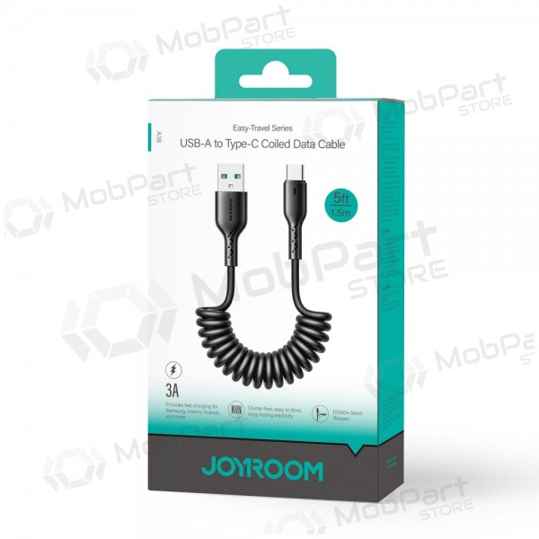 USB καλώδιο Joyroom SA38-AC3 USB to USB-C 3A 1.5m μαύρος