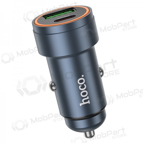 Φορτιστής αυτοκινήτου Hoco Z57A 30 W USB-C + USB-A