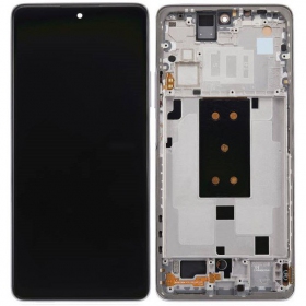 Xiaomi 11T 5G / 11T Pro 5G οθόνη (άσπρο) (με πλαίσιο) (γνησια)