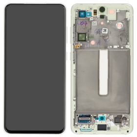 Samsung Galaxy S21 FE 5G οθόνη (alyvinis) (με πλαίσιο) (γνησια)