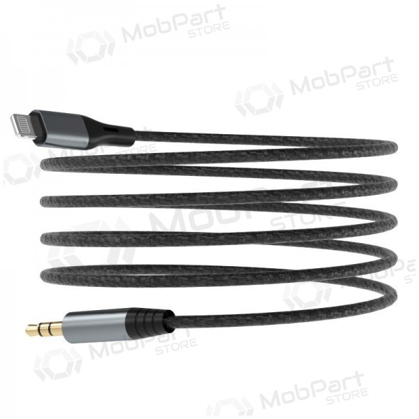 Καλώδιο ήχου Dudao L11Pro Lightning σε 3.5 mm 1 m μαύρο