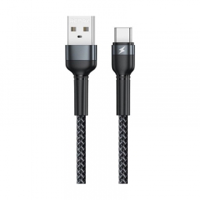 USB καλώδιο Remax RC-124a USB-A to USB-C 1.0m μαύρος