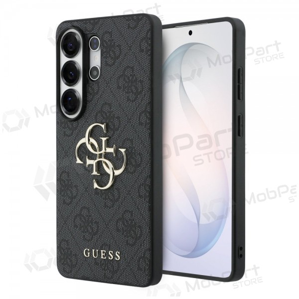 Θήκη Samsung Galaxy S26 Ultra - Guess PU 4G Metal Logo (γκρι)