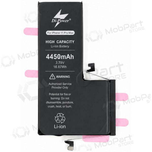 Μπαταρία Apple iPhone 11 Pro Max, συσσωρευτής Di-Power 4450 mAh (αυξημένης χωρητικότητας)