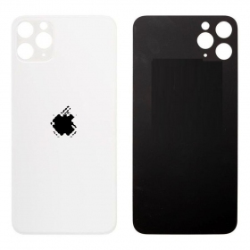 Apple iPhone 11 Pro πίσω κάλυμμα μπαταρίας (ασήμι) (bigger hole for camera)