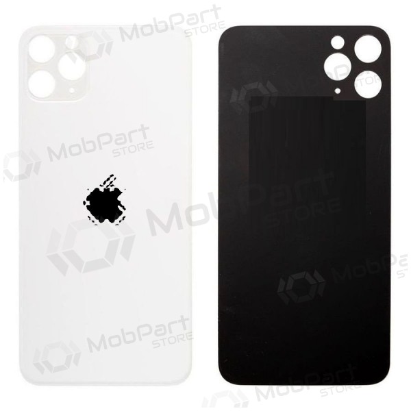 Apple iPhone 11 Pro πίσω κάλυμμα μπαταρίας (ασήμι) (bigger hole for camera)