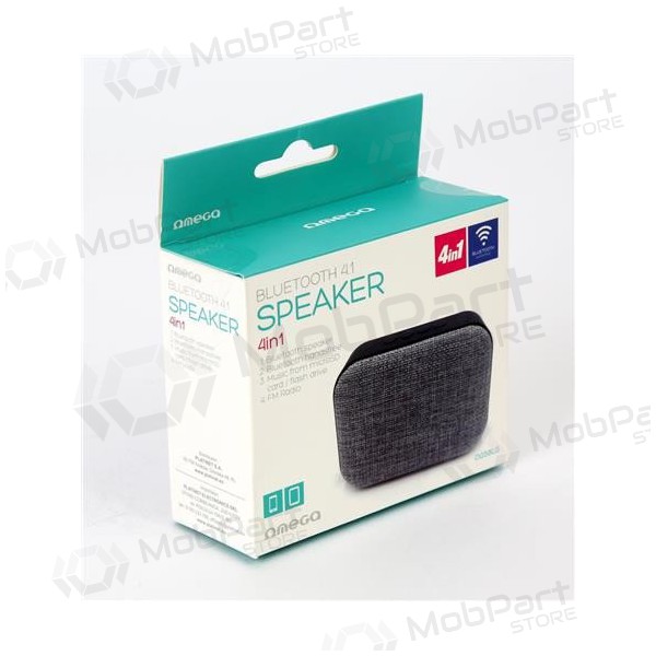 Φορητό ηχείο Bluetooth OMEGA OG58 (MicroSD, hands-free, AUX, FM) (μαύρο)