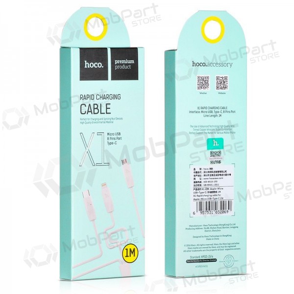 USB καλώδιο HOCO X1 Rapid 