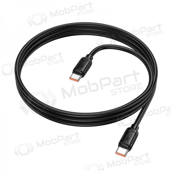 Καλώδιο USB-C Hoco X115 USB-C σε USB-C 1 m 240 W μαύρο