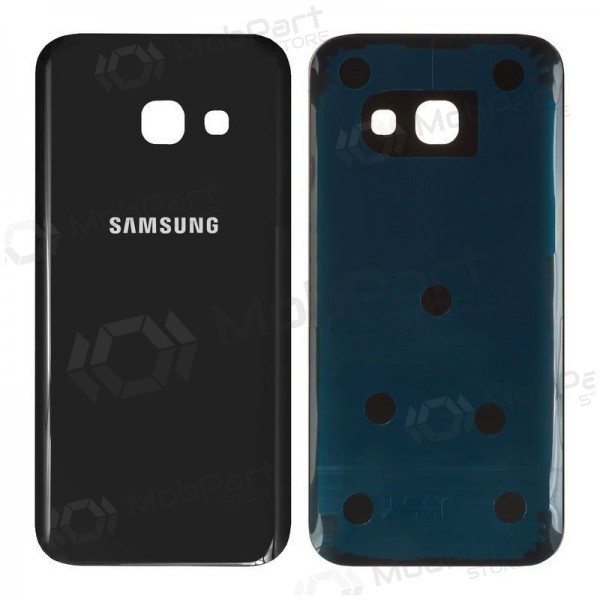 Samsung A320 Galaxy A3 2017 πίσω κάλυμμα μπαταρίας (μαύρος) (μεταχειρισμένος grade B, γνησια)