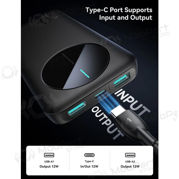 Εξωτερική μπαταρία Power Bank Joyroom JR-PBF12 10000mAh μαύρος