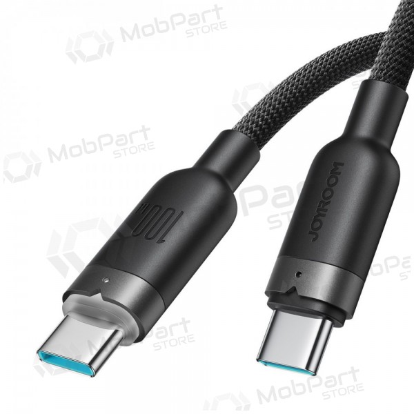 Καλώδιο USB-C Joyroom S-A63 USB-C σε USB-C 1,2 m 100 W μαύρο