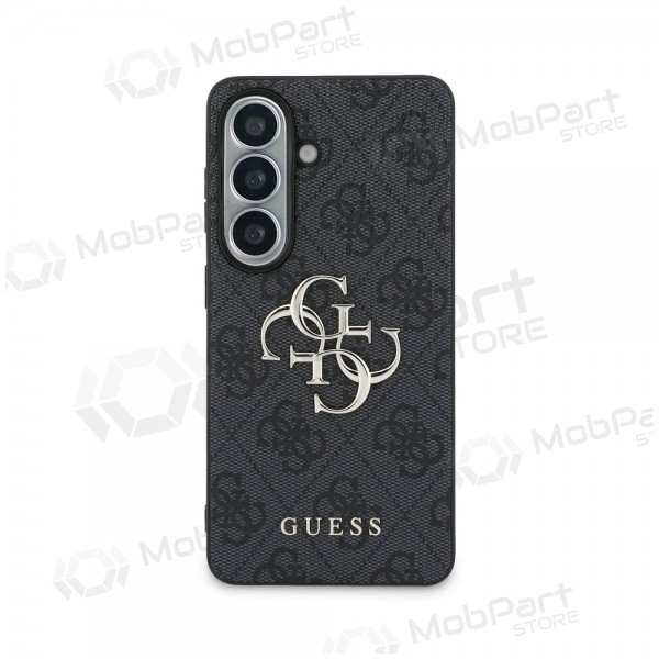 Θήκη Samsung Galaxy S26 - Guess PU 4G Metal Logo (γκρι)