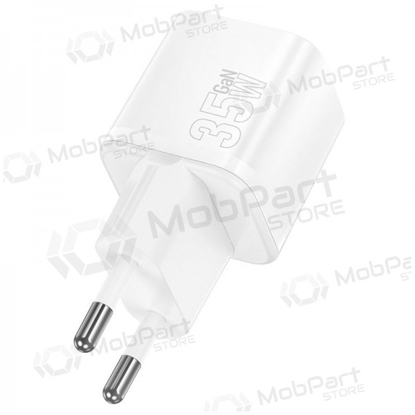 Φορτιστής τηλεφώνου Hoco N66 35 W GaN USB-C λευκός