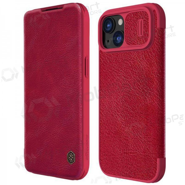 Θήκη Apple iPhone 14 - Nillkin Leather (κόκκινο)