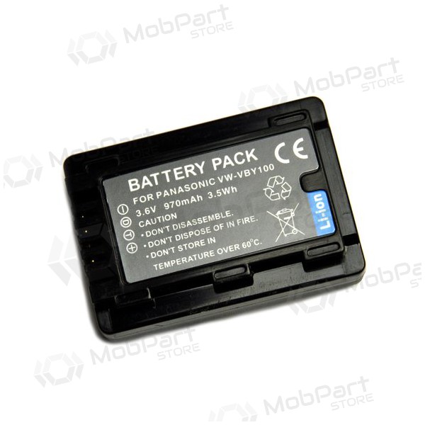 Panasonic VW-VBY100 akumuliatorius φωτογραφική μπαταρία / συσσωρευτής