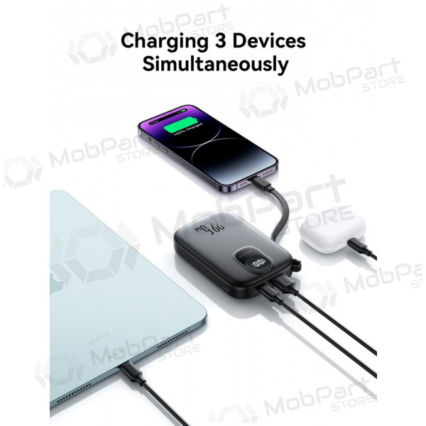 Εξωτερική μπαταρία Power Bank Joyroom JR-PBF18 22.5W with Lightning cable 10000mAh μαύρος