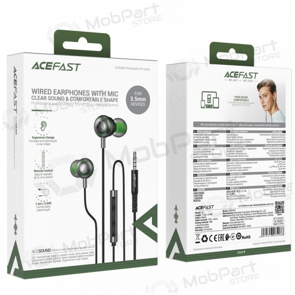 Ενσύρματα Ακουστικά Acefast L4 3.5mm