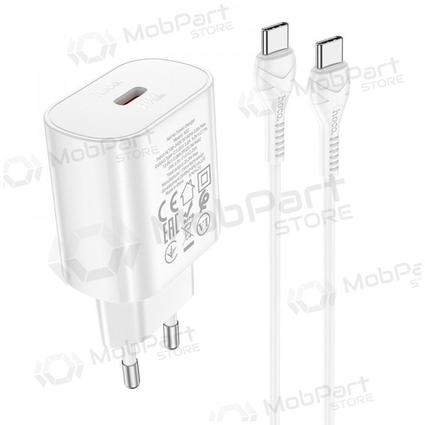 Φορτιστής buitinis Hoco N22 Jetta PD25W + Type-C άσπρο