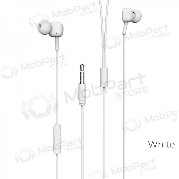 Handsfree ακουστικα Borofone BM34 3,5mm (άσπρο)
