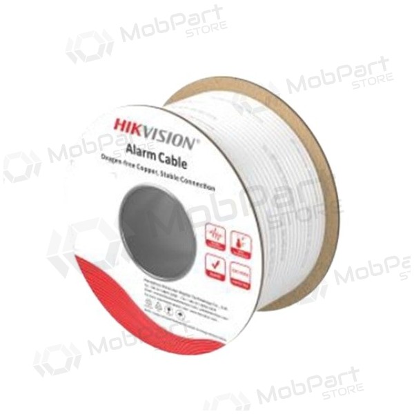 Προστατευτικό καλώδιο Hikvision 4x0.22 χάλκινο (θωρακισμένο, LSZH, Eca, καρούλι 100m)