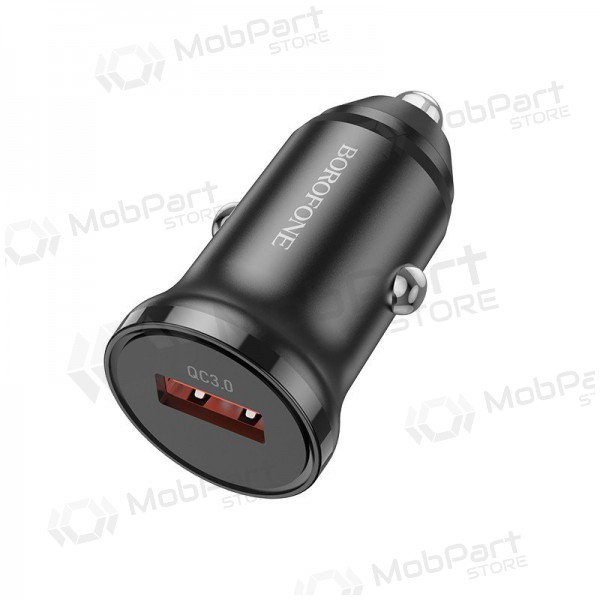 Φορτιστής automobilinis Borofone BZ18 Quick Charge 3.0 18W (μαύρος)