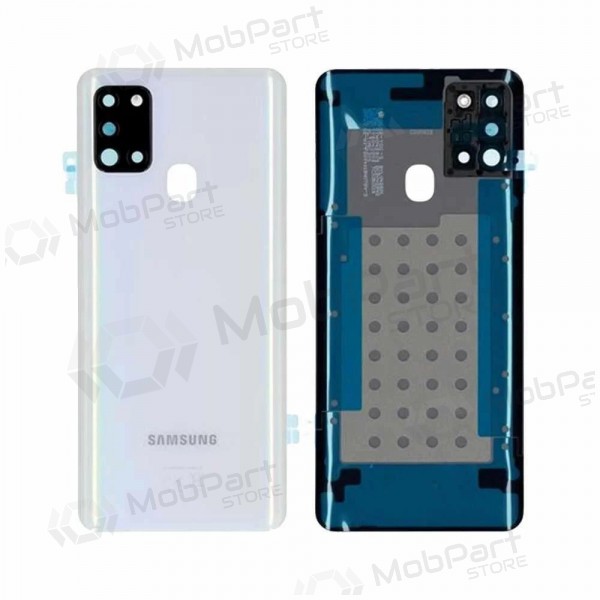Samsung A217 Galaxy A21s 2020 πίσω κάλυμμα μπαταρίας (άσπρο) (μεταχειρισμένος grade B, γνησια)