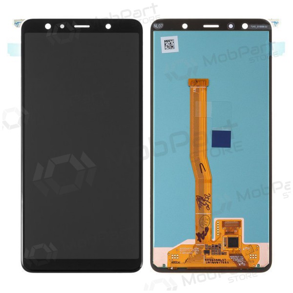 Samsung A750 Galaxy A7 (2018) οθόνη (μαύρος) (service pack) (γνησια)