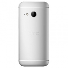 HTC One Mini 2 (M8 mini) πίσω κάλυμμα μπαταρίας (ασήμι) (μεταχειρισμένος grade A, γνησια)