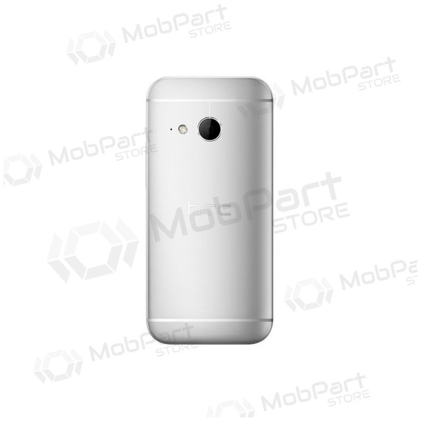 HTC One Mini 2 (M8 mini) πίσω κάλυμμα μπαταρίας (ασήμι) (μεταχειρισμένος grade A, γνησια)