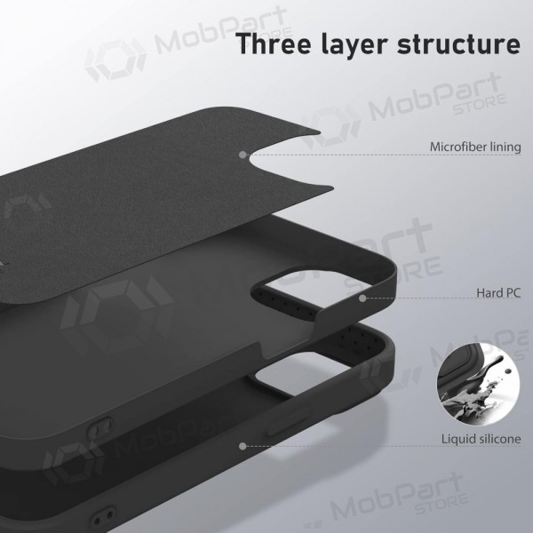 Θήκη Apple iPhone 14 - Nillkin Silicone (μαύρη)