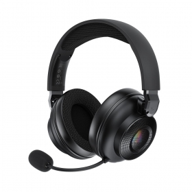 Ασύρματα ακουστικά Acefast H15 Gaming over-ear με μικρόφωνο USB-C μαύρα