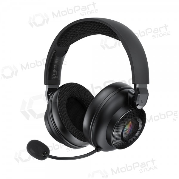 Ασύρματα ακουστικά Acefast H15 Gaming over-ear με μικρόφωνο USB-C μαύρα
