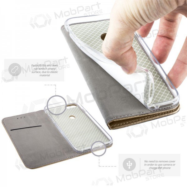 Θήκη Apple iPhone 12 mini - Smart Magnet (χρυσή)