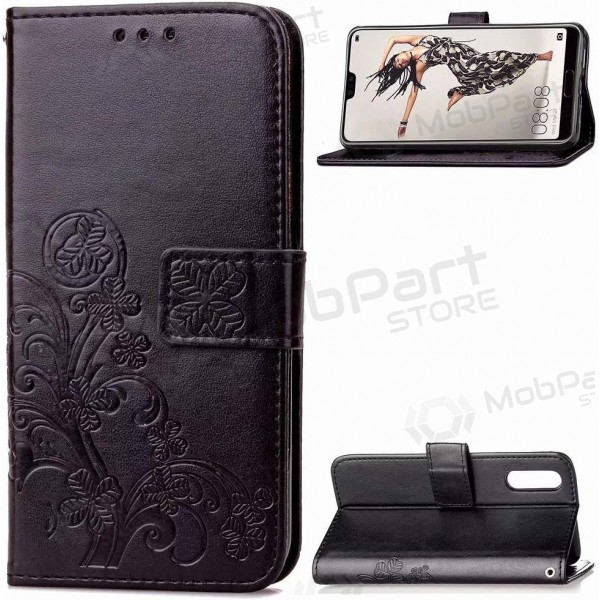 Θήκη Samsung Galaxy A13 5G, A04 - Flower Book (μαύρο)