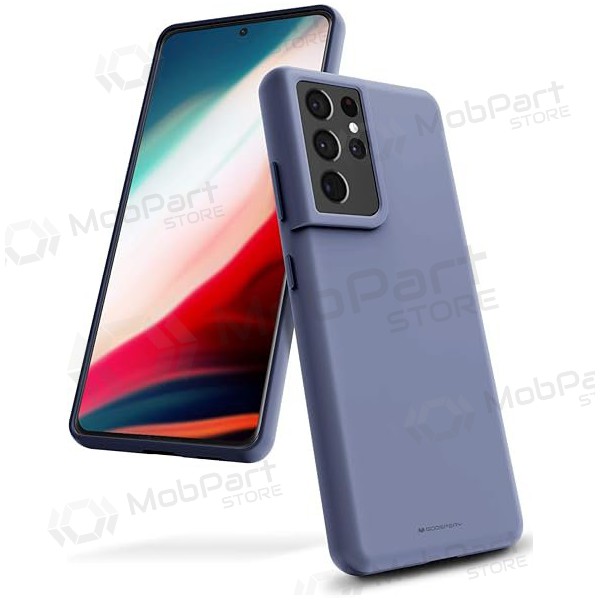 Θήκη Samsung Galaxy A15 Mercury - Silicone Case (λεβάντα γκρι)