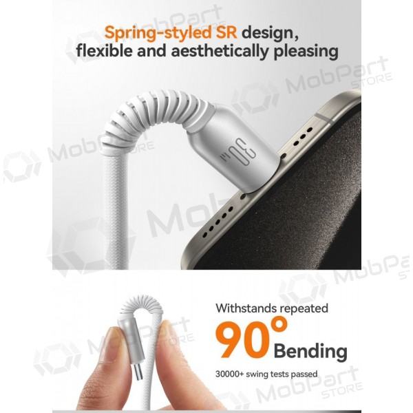 USB καλώδιο Joyroom S-A51 USB-C to Lightning 30W 1.2m γκρί