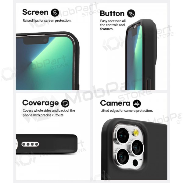 Θήκη Apple iPhone 16 Pro - Mercury Soft Feeling (μαύρη)
