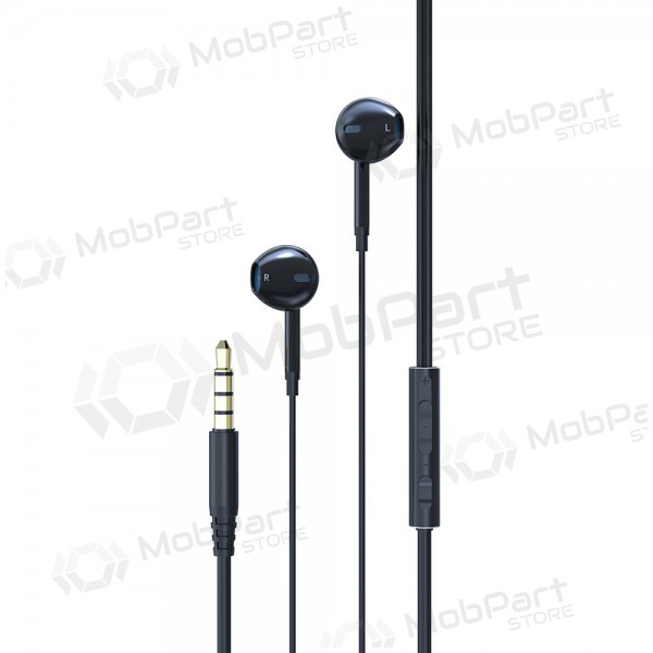 Handsfree ακουστικα Devia Pure Sound 3,5mm (μαύρος)