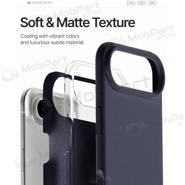 Θήκη Apple iPhone Air Mercury - Pure Magsafe Silicon Case (σκούρο μπλε)
