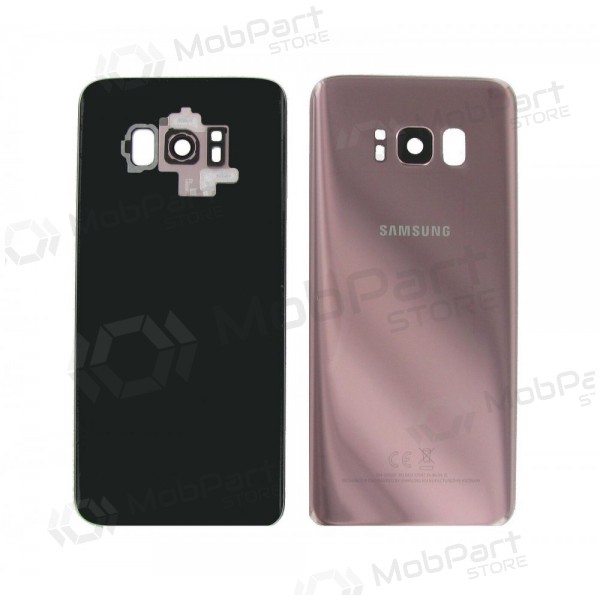 Samsung G955F Galaxy S8 Plus πίσω κάλυμμα μπαταρίας ροζ (rose pink) (μεταχειρισμένος grade B, γνησια)