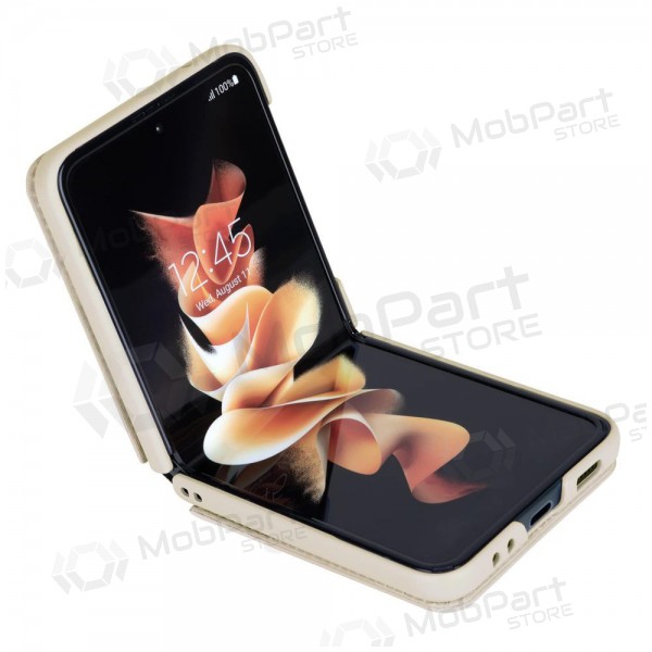 Θήκη Samsung Galaxy Z Flip4 - Nillkin Leather (χρυσό)