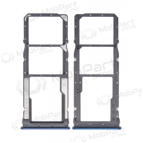 Θήκη κάρτας SIM Xiaomi Redmi Note 8, Redmi Note 8 2021 (μπλε)
