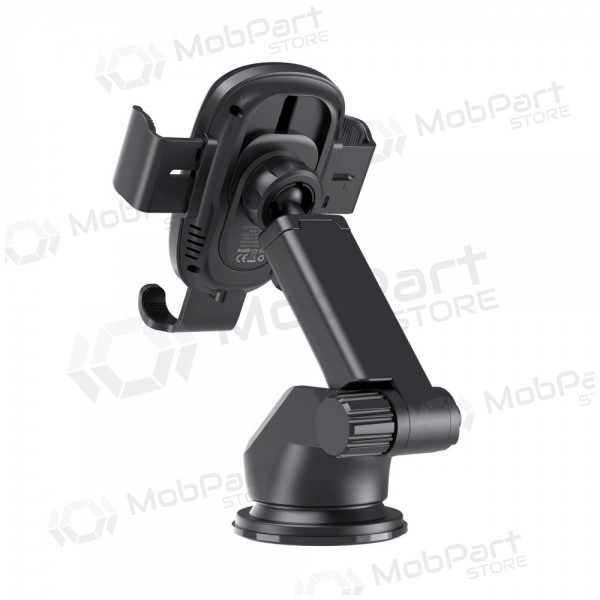 Automobilinis laikiklis-φορτιστής Choetech T203-F 15W Gravity Car Charger Holder μαύρος