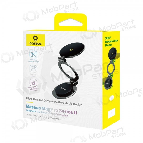 Βάση τηλεφώνου αυτοκίνητου Baseus MagPro II BS-CW06 πάνω στο ταμπλό που κολλάει στο πάνελ.
