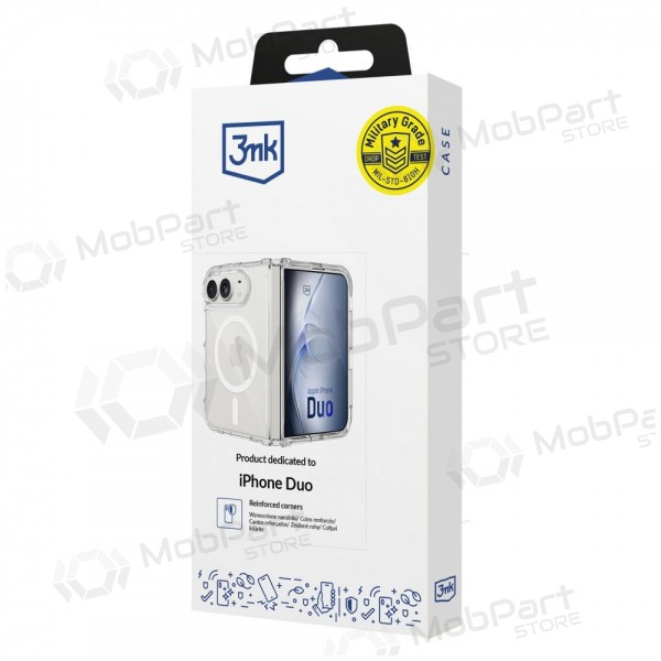 Θήκη Apple iPhone Duo -3mk Armor MagCase- (διαφανής)