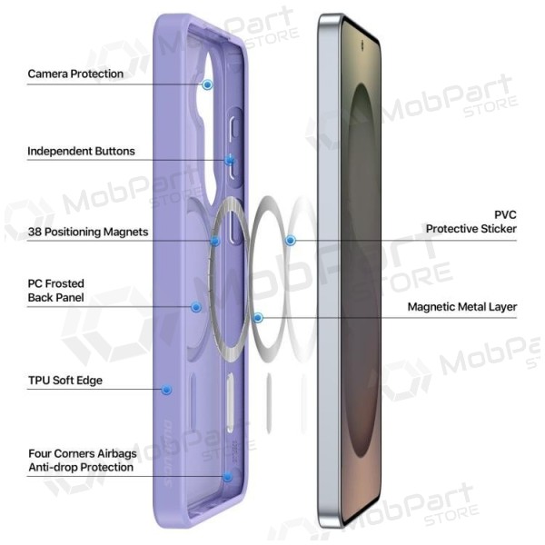 Θήκη Samsung Galaxy S26+ - Dux Ducis Yind MagSafe (μοβ)